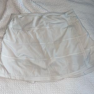 lululemon White Tennis Skirt